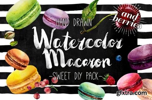 CreativeMarket Delicious watercolor DIY Pack 592214