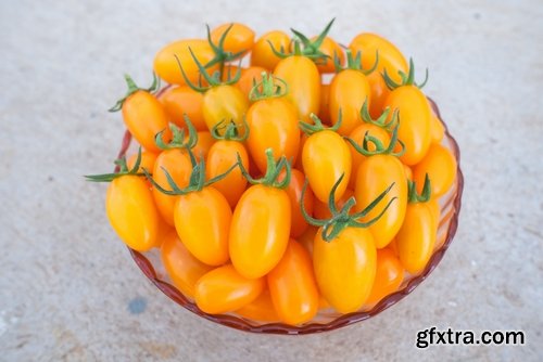 Collection of yellow tomato vegetable 25 HQ Jpeg