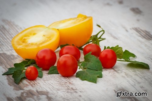 Collection of yellow tomato vegetable 25 HQ Jpeg