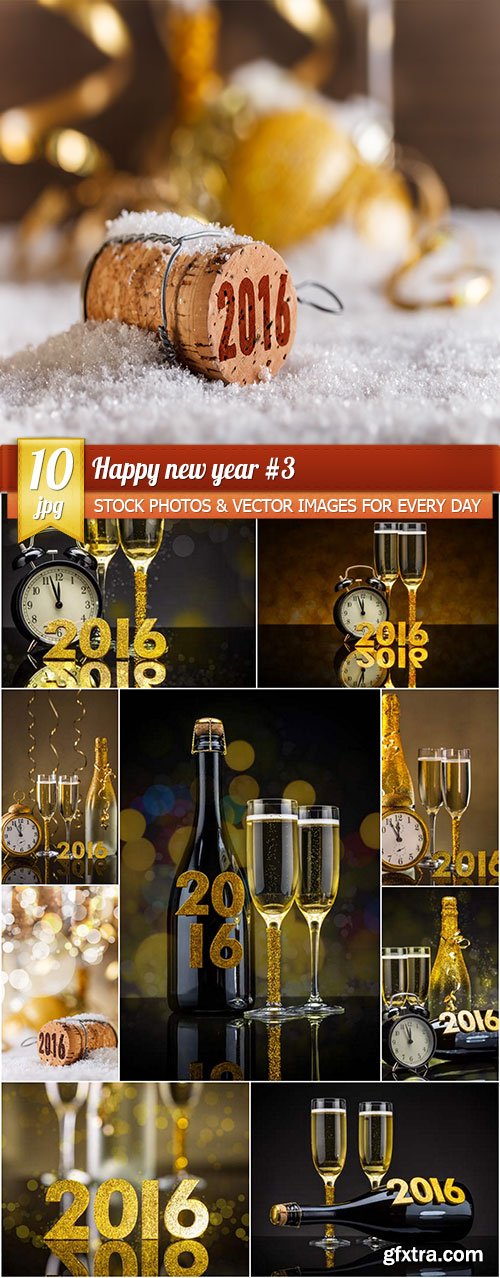 Happy new year #3, 10 x UHQ JPEG