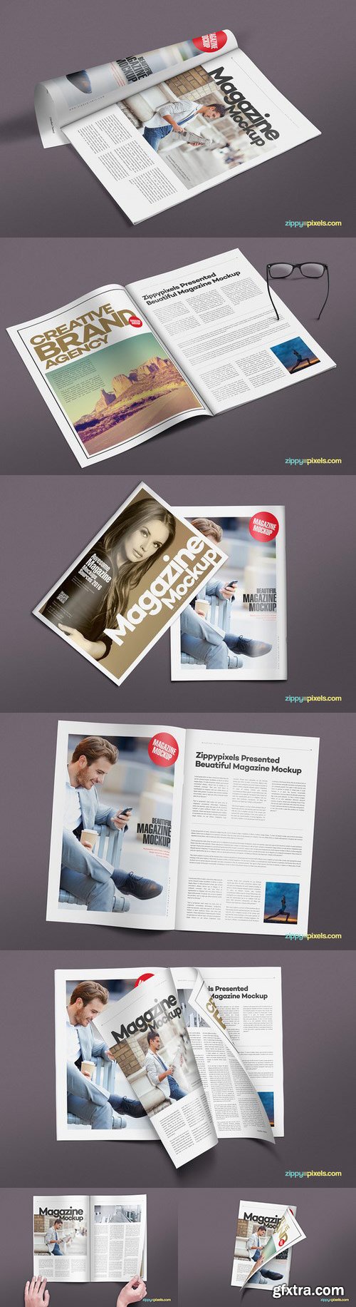 CM - 14 Magazine Mockups Vol. 7 561288