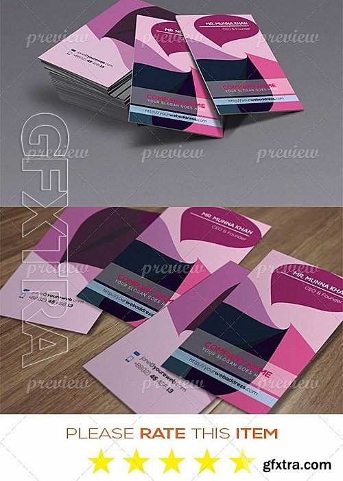 Modern Corporate Business Card Template gl2448 2935