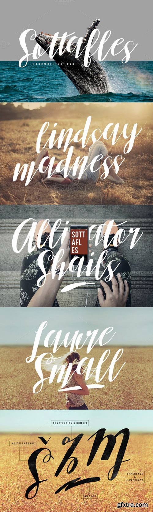 CM - Sottafles Typeface + Swashes 665684