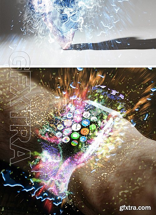 GraphicRiver - Splash Effect Photoshop Action 16045975