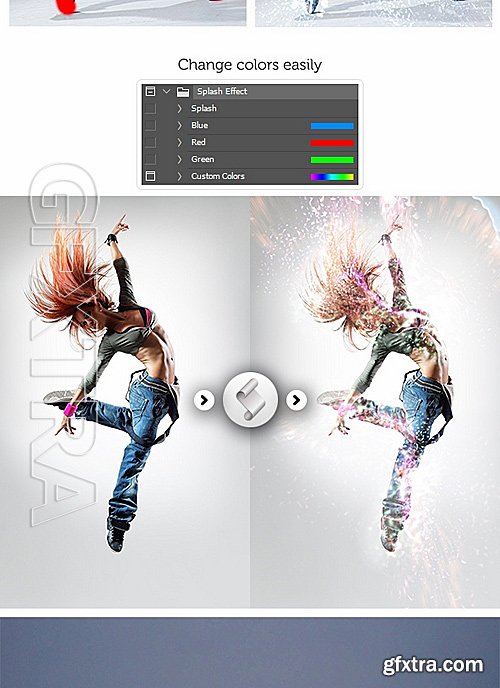 GraphicRiver - Splash Effect Photoshop Action 16045975