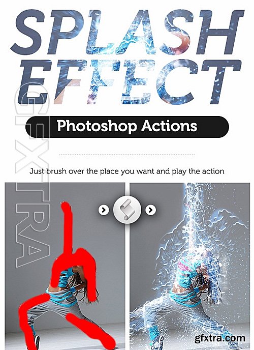 GraphicRiver - Splash Effect Photoshop Action 16045975