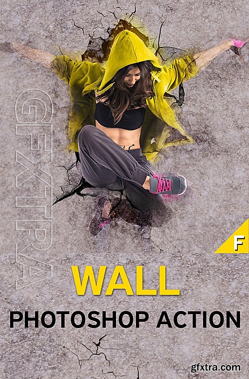 GraphicRiver - Wall Photoshop Action 16010570