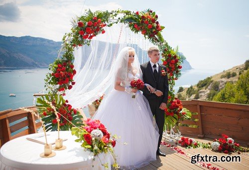 Beautiful wedding couple, 10 x UHQ JPEG