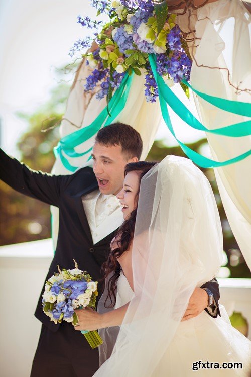 Beautiful wedding couple, 10 x UHQ JPEG