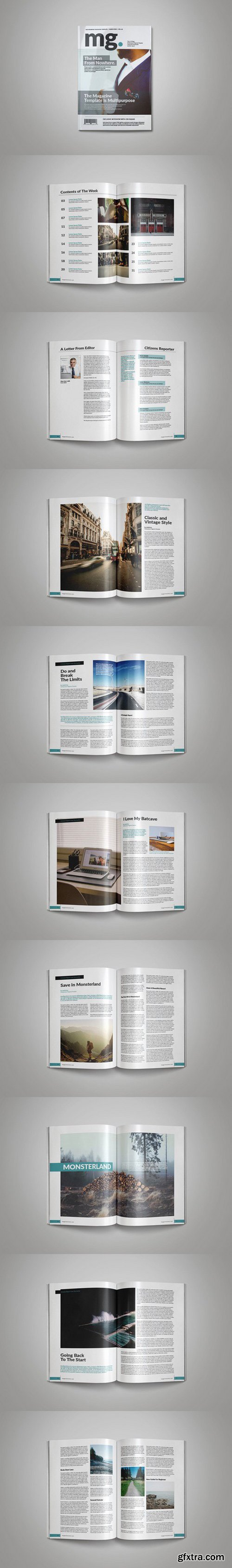 CM - MG Magazine Template 666334