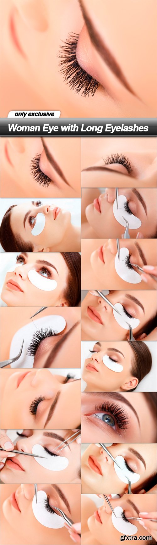 Woman Eye with Long Eyelashes - 15 UHQ JPEG