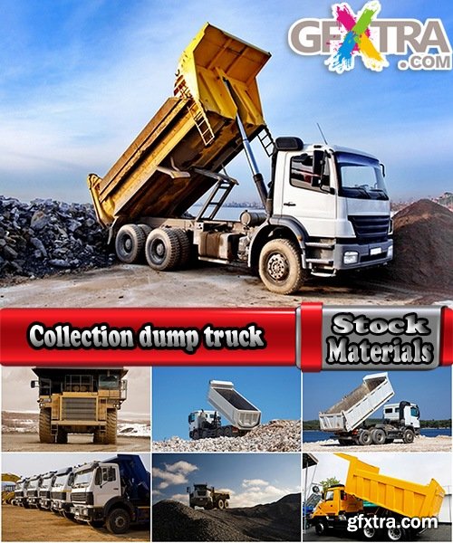 Collection dump truck pit extraction of minerals excavator 25 HQ Jpeg