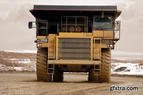 Collection dump truck pit extraction of minerals excavator 25 HQ Jpeg