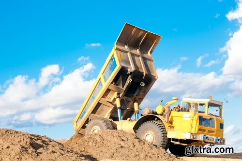 Collection dump truck pit extraction of minerals excavator 25 HQ Jpeg