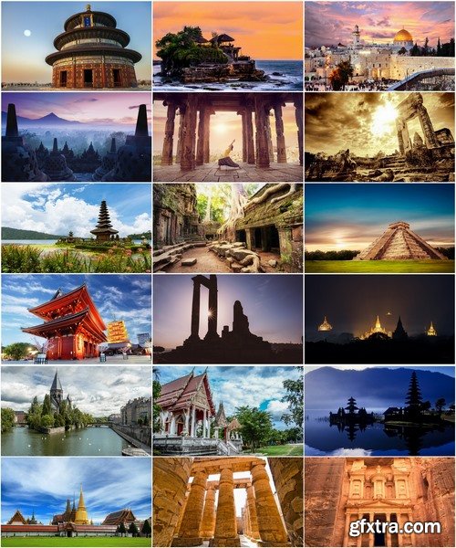 Collection of old temple religion relic landscape of different countries 25 HQ Jpeg