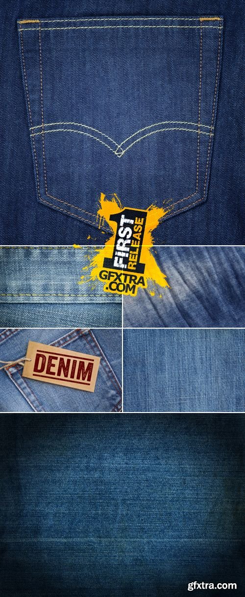 Stock Photo - Jeans, Denim Textures 3