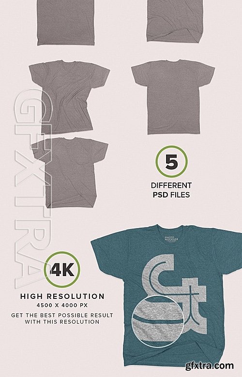 CM - Tri-Blend Tshirts Mockups 684029