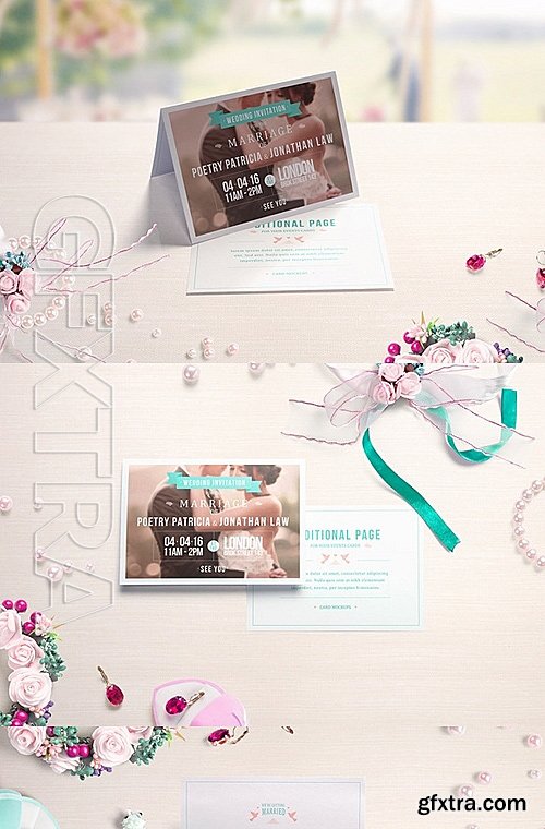 CM - Invitation & Greeting Card Mockups 655807