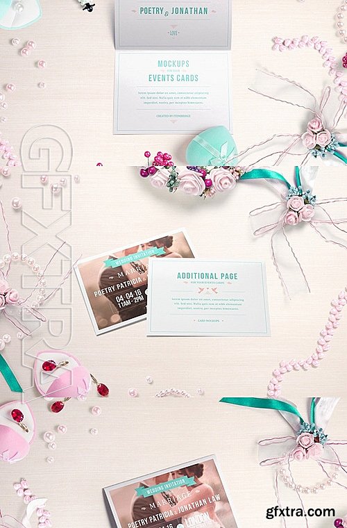 CM - Invitation & Greeting Card Mockups 655807