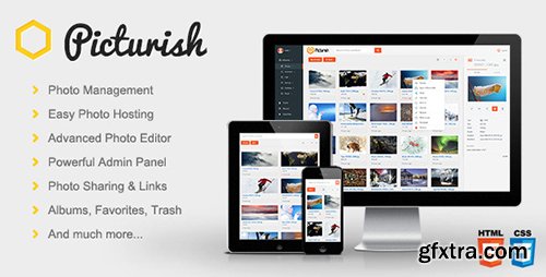 CodeCanyon - Picturish v1.2.1 - Image hosting editing and sharing - 11909554