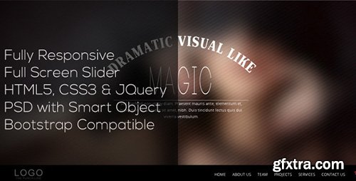 ThemeForest - Blur v1.0 - Single Page Responsive Template - 4019663