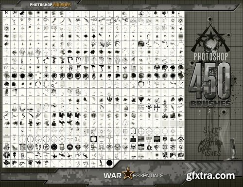 Ron's War Essentials Photoshop Brushes, Styles and Tools