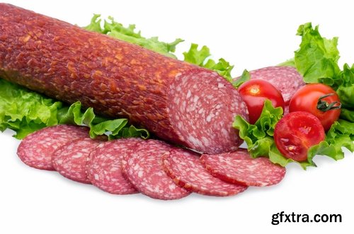 Collection salami sausage delicacy meat 25 HQ Jpeg