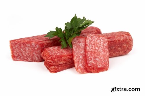 Collection salami sausage delicacy meat 25 HQ Jpeg