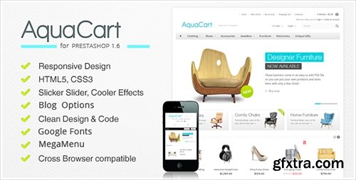 ThemeForest - AquaCart v1.0 - Responsive PrestaShop 1.6 Theme - 10228004