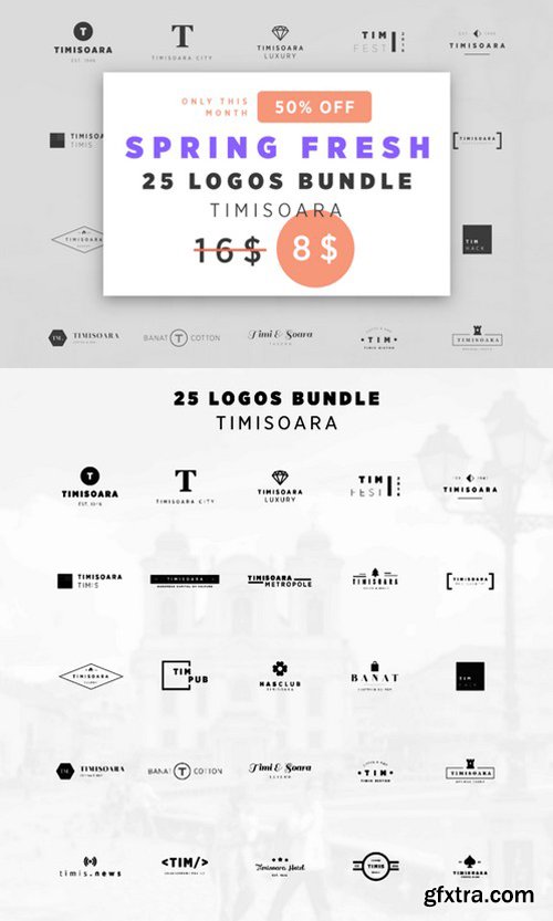 CM - New 25 Logos Bundle - Timisoara 643653