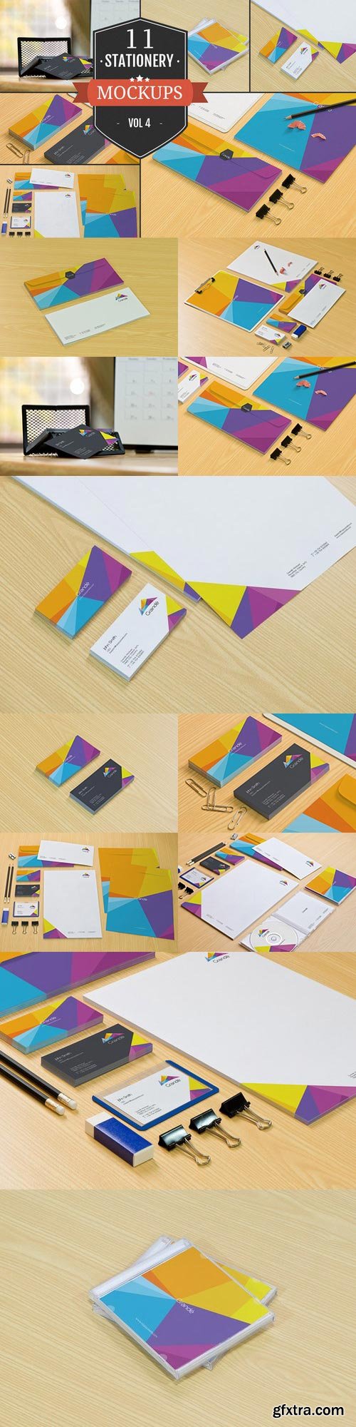 CM - Branding Stationery Mockups Vol. 4 346686