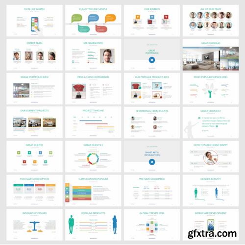 CM - BIG DATA PowerPoint Template 470770