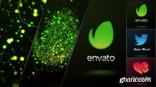 Videohive Glowing Dots Logo 13625463