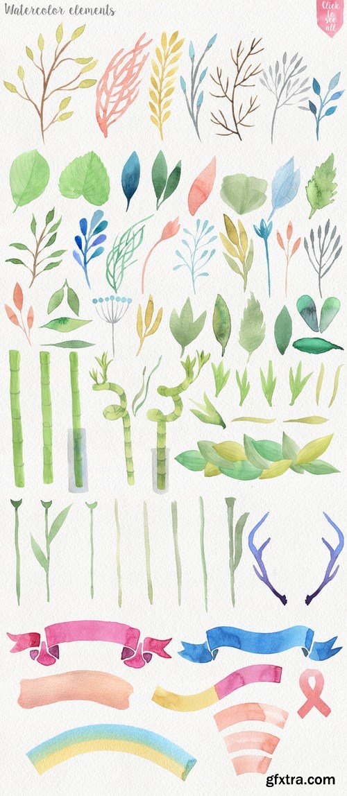 CM - Garden Watercolor DIY 257718