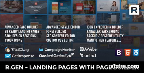 ThemeForest - RGen v2.02 - Landing Page with Page Builder - 13244840