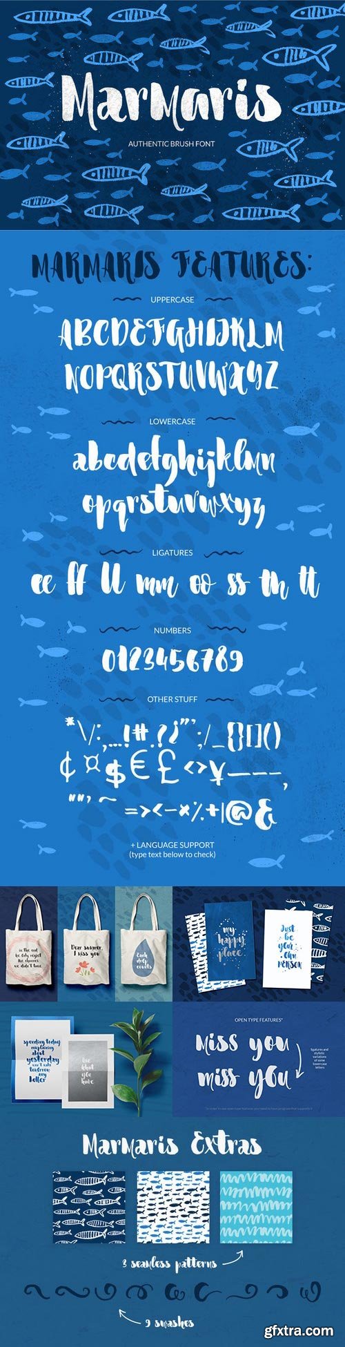 CM - Marmaris brush font + extras 669615