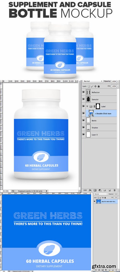 CM - Supplement And Capsule Bottle Mockup 669482