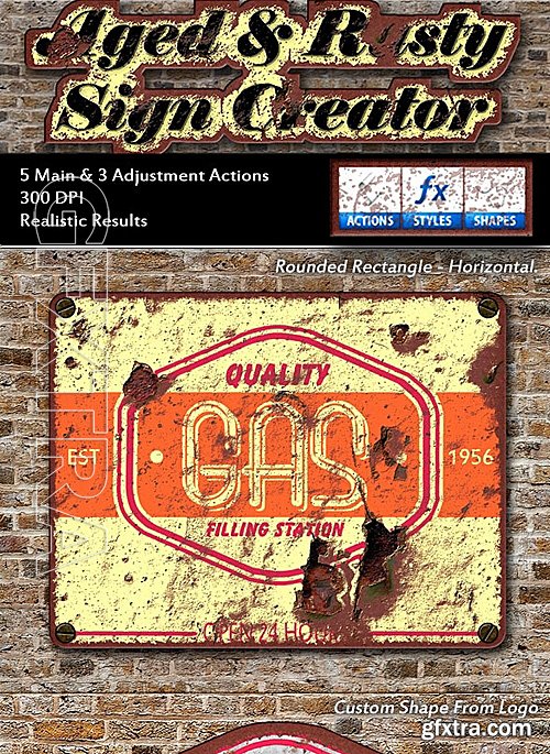 GraphicRiver - Aged & Rusty Sign Creator 16015170