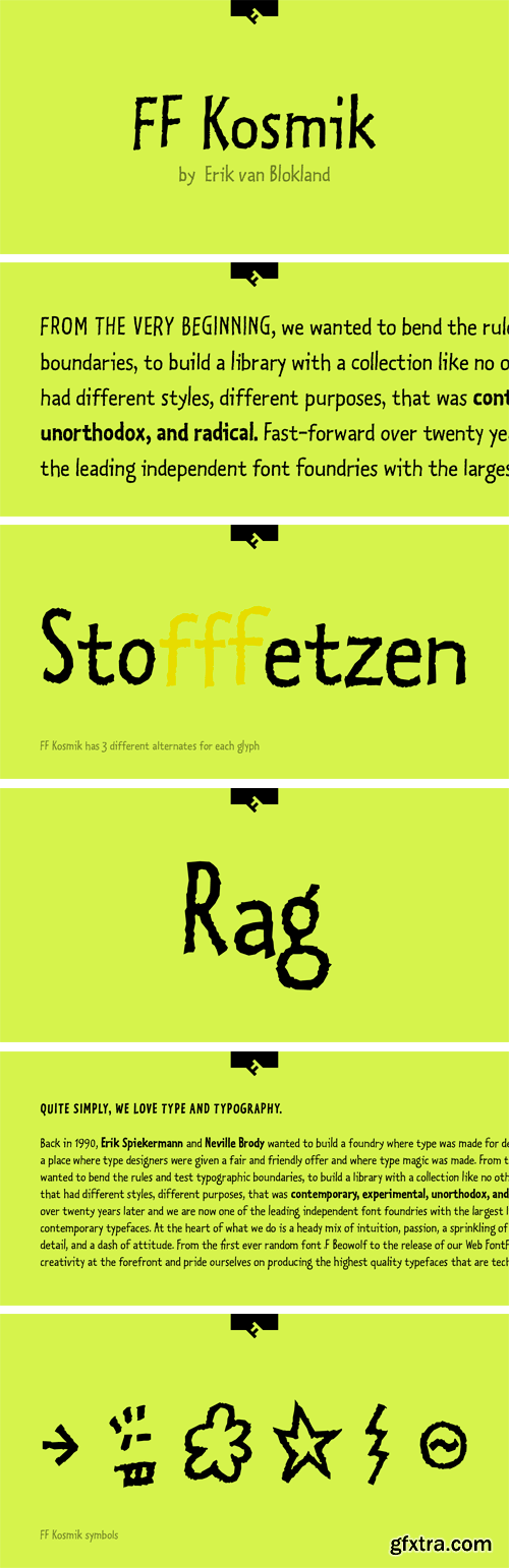 FF Kosmik Font Family