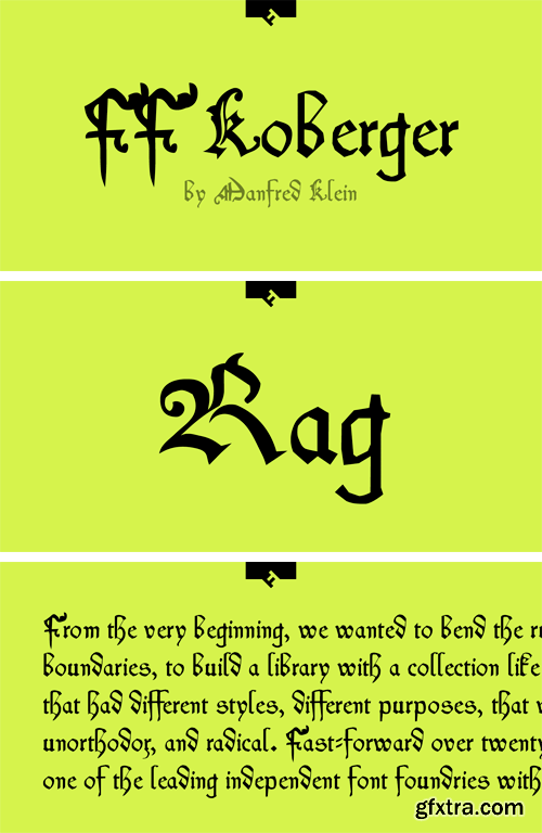 FF Koberger Font