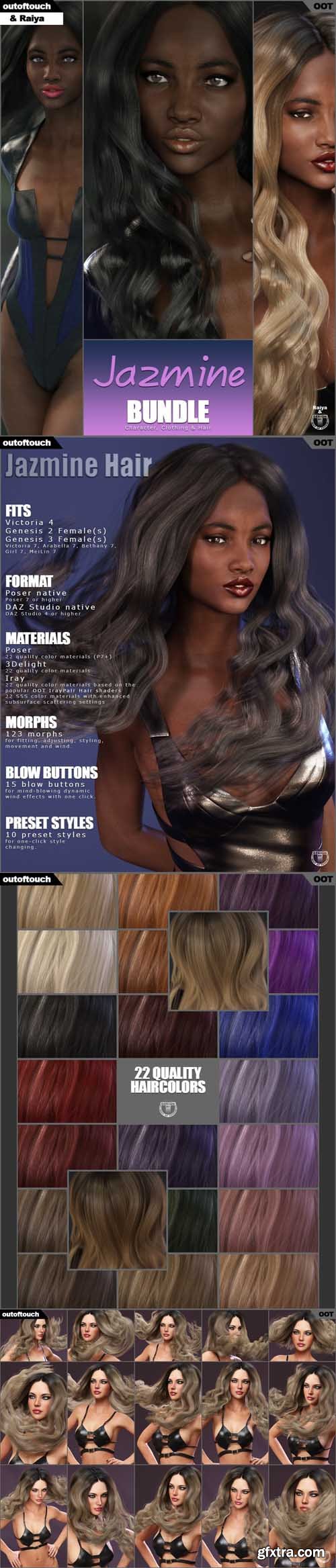 Jazmine Character, Hair & Clothing Bundle