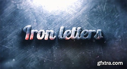 Videohive Iron Letters 6341589