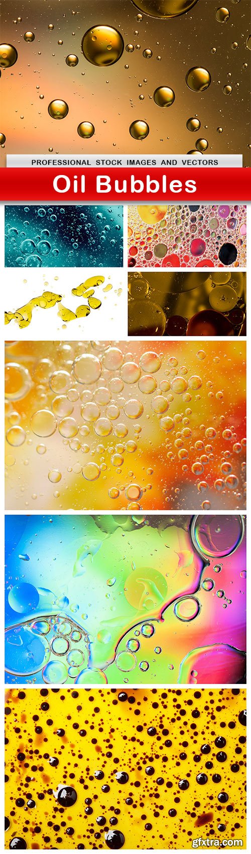 Oil Bubbles - 8 UHQ JPEG