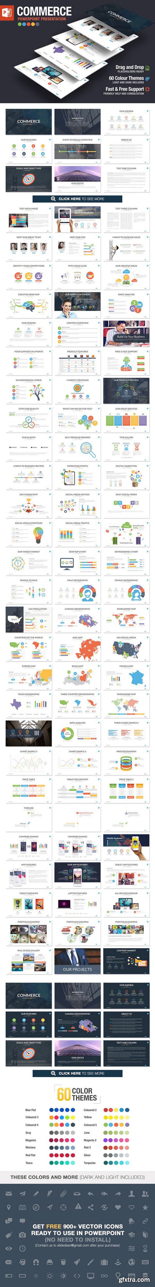 CM - Commerce Powerpoint Template 514608