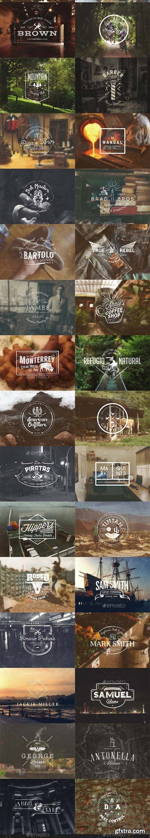 Graphicriver The Vintage Logo & Badge Collection 9244871