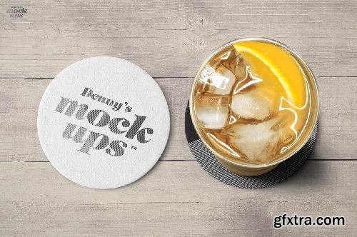 Download CreativeMarket Circular Coaster Mockup 661484 » GFxtra