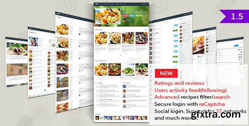 ThemeForest - Gustos v1.5 - Community-Driven Recipes, WordPress Theme - 10408604