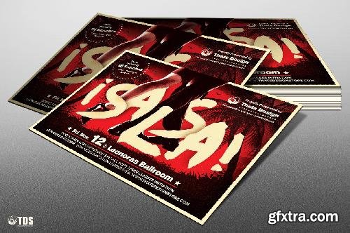 CreativeMarket Salsa Flyer Template V5 662712