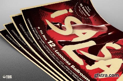 CreativeMarket Salsa Flyer Template V5 662712