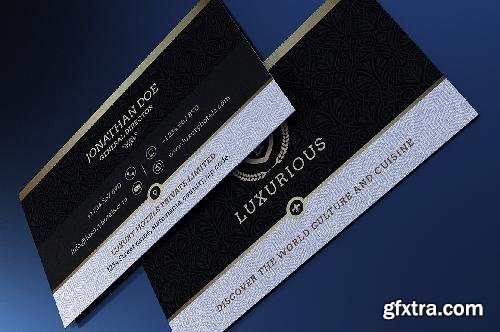 CreativeMarket Gold and Black business card #39 662189